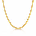 Goldplattierte Stahlkette mit Schuppenmuster-Gliedern