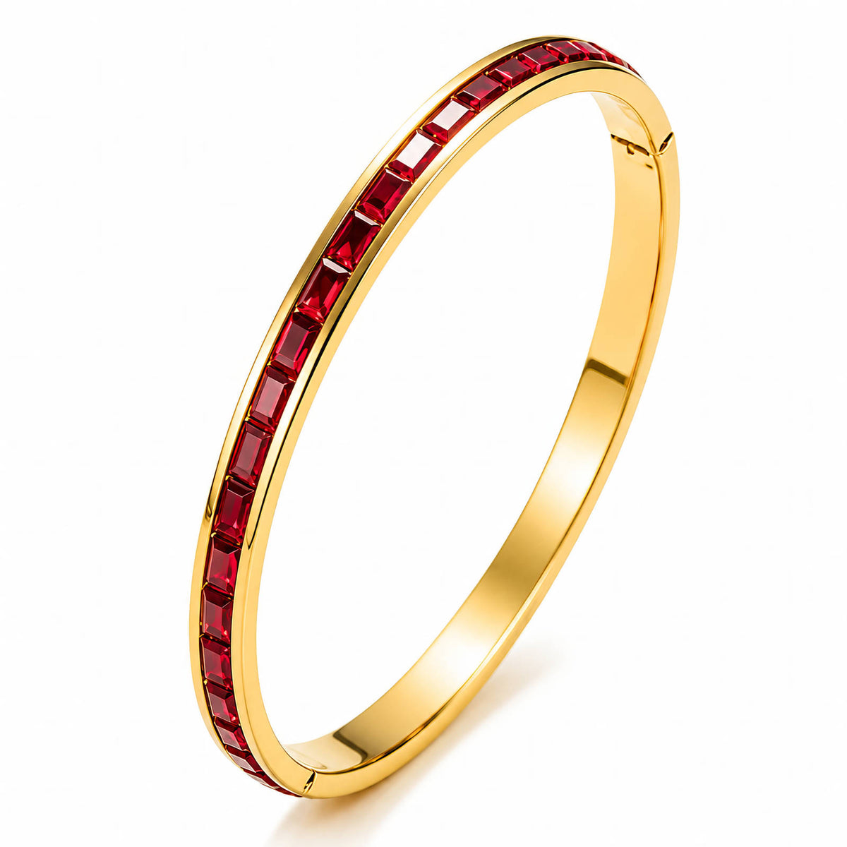 RUBINA Armreif von JOURÉ – 18K PVD-vergoldeter Edelstahl Armreif
