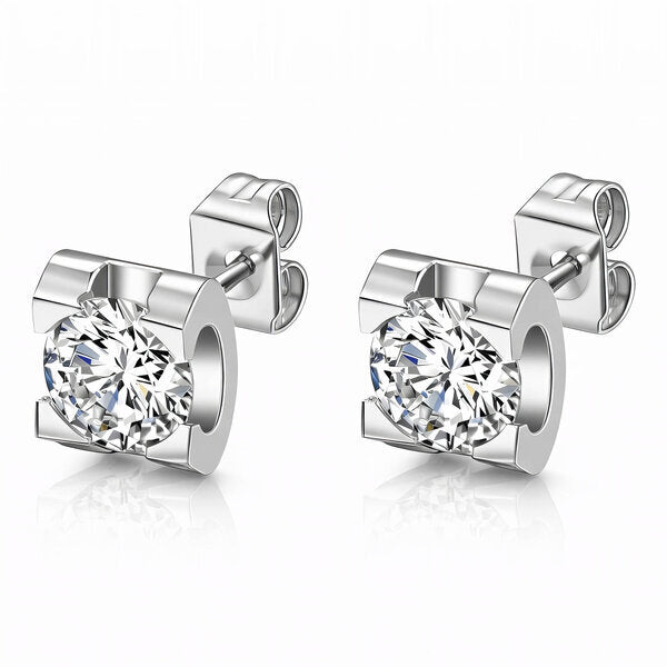 Orecchini a perno Luce – Placcati Oro 18K